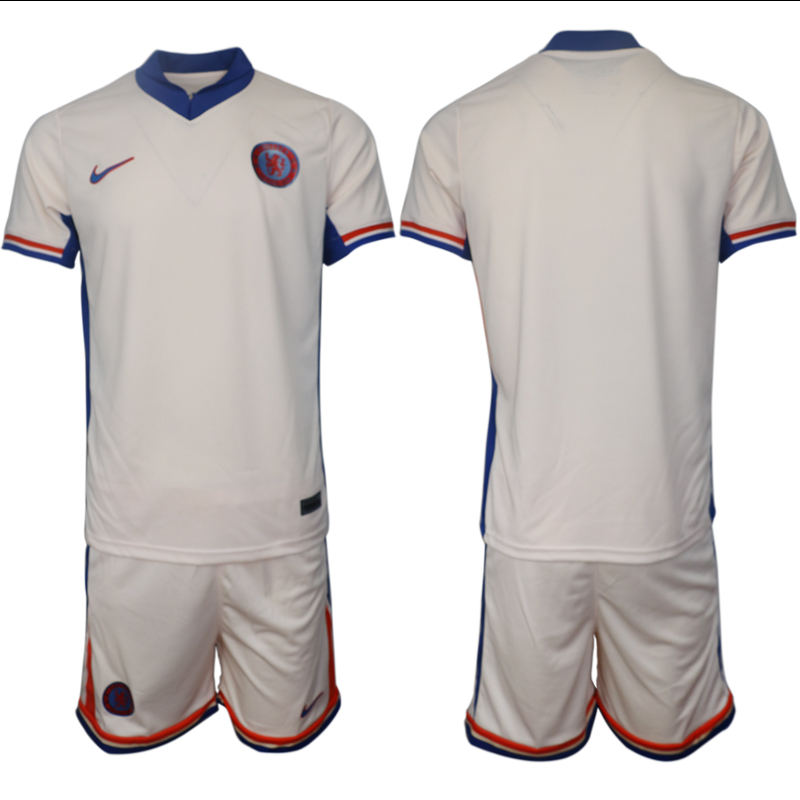 Men 2024-2025 Club Chelsea away Cream blank Soccer Jersey->indianapolis colts->NFL Jersey